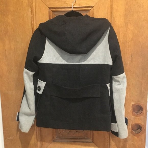 Thread Supply Toggle Coat Jacket Gray Womens - Picture 3 of 5